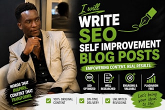 write SEO self improvement blogs that transform your readers, in 24 hours