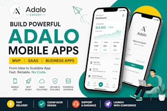 build adalo mobile app, adalo mvp, adalo saas, adalo app for business,start ups