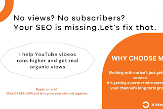 optimize your youtube videos for SEO and ranking
