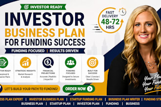develop business plan for investors and funding success