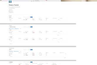 create a simple notion finance tracker to manage your money