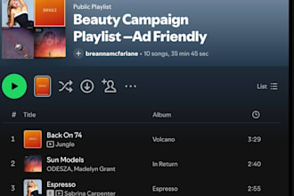 create a custom spotify playlist for your brand or event