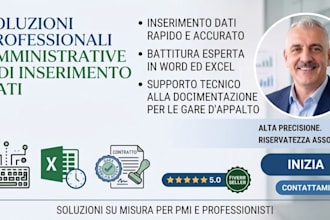 offro un servizio professionale di data entry