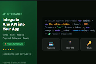 integrate rest API or fix API issues in your web application