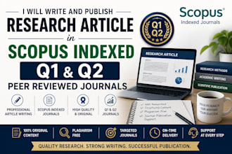 write and publish research article in scopus indexed q1 q2 peer reviewed journal