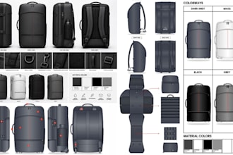 design premium handbags backpacks luggage purses wallets tech packs accessories