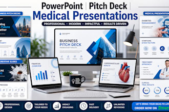 create stunning powerpoint slides, pitch decks, and medical presentations