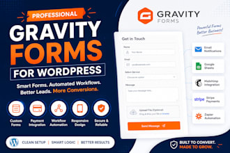 design gravity forms conditional logic wordpress form website