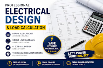 do electrical load calculation and design electrical diagrams professional