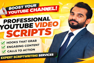 do youtube video scriptwriting as best video script writer