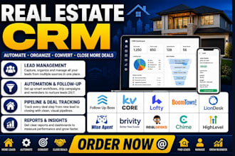setup real estate crm liondesk wise agent brivity cinc boldtrail kvcore zurple