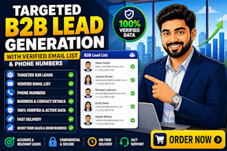 do targeted b2b lead generation with verified email list and phone numbers
