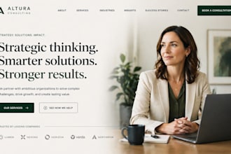 design squarespace consultant website business consultant consulting website