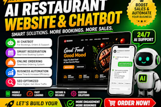 do ai restaurant business website ai develop ai chatbot custom ai integration