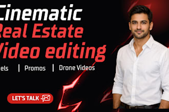 edit real estate reels promos drone videos with cinematic video editing