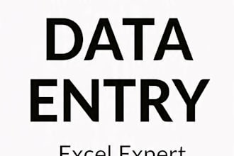 do urgent data entry, PDF to excel in 24 hrs