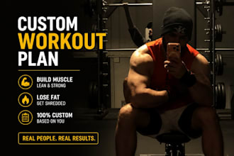 create a custom workout plan for muscle gain and fat loss