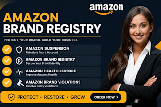 fix amazon brand registry restrictions, product listing, and amazon health issue