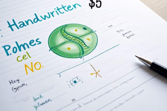 create handwritten biology notes with diagram for exam