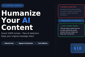 humanize your ai content to sound natural