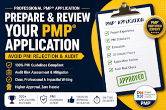 prepare and review your pmp application to avoid pmi rejection or audit