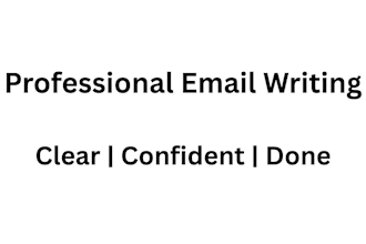 write a professional business email or response