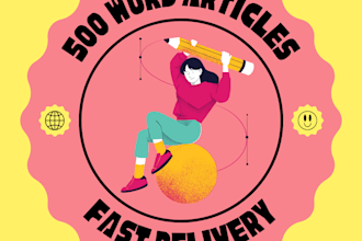 write clear, informative blog articles and website content that delivers value