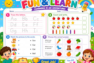 design lead magnet checklist workbook children activity book workbook for kids