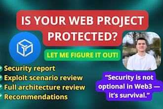 do a security check for your web3 project