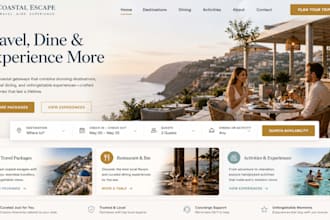 design squarespace travel agency website restaurant bar activities website
