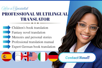 translate english to spanish, bilingual proofreading, translate french, german