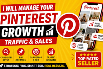 be your pinterest manager marketer pin seo growth traffic affiliate marketing