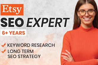 optimize your etsy listings with advanced SEO and keyword research