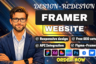 design high converting framer landing page, figma to framer webflow landing page