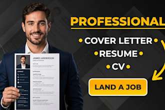 write professional ats resume writing, cover letter, CV writing UK