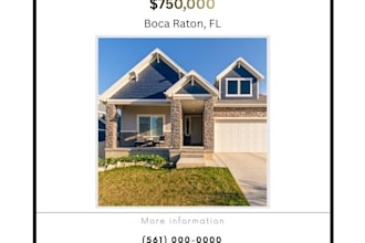 design professional real estate social media posts
