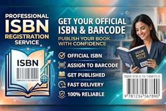 guide you through isbn registration and design print ready book barcodes
