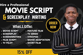 write movie script screenplay feature film script screenwriting short film