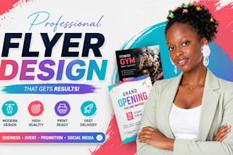 design flyer design poster business flyer, instagram template flyer design