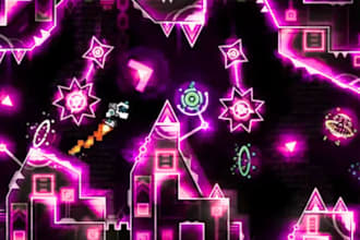 do geometry dash decoration and end screen for you