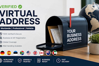 give you a verified virtual address in spain, germany, south africa, estonia