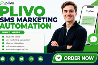 setup plivo sms marketing automation email voice integration workflow api crm