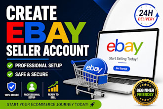create and set up a professional ebay seller account