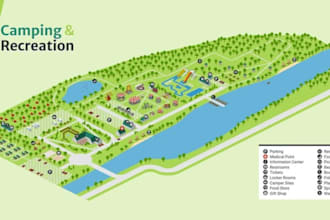 design vector campground maps and rv park site plans for your guest layouts