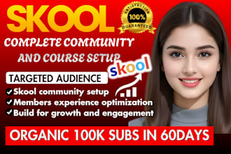 build skool community setup, setup course, and membership system