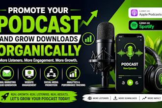 promote your podcast and grow downloads organically