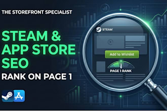 do steam page optimization and app store SEO for indie game growth