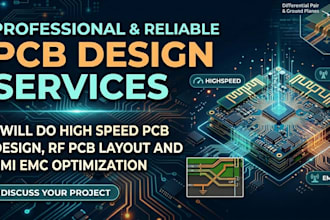 do high speed pcb design, rf pcb layout and emi emc optimization
