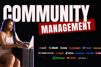 manage your online community and keep your members engaged