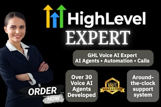 expert in gohighlevel voice ai agent ghl agent studio automation ai receptionist